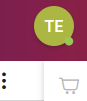 Vue de l’icône du profil utilisateur